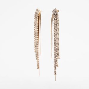 Zara rhinestone earrings